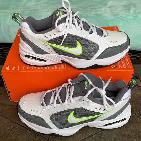 NIKE AIR MONARCH IV WHITE/WHITE-COOL GREY MENS - Picture 4 of 15